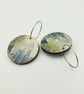 Small winter christmas snowy earrings - Image 2