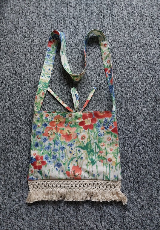 Boho style festival cross body bag 