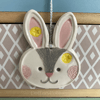 Pottery bunny Easter decoration