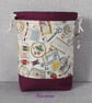 Project bag, drawstring bag, stitching, sewing - Image 8