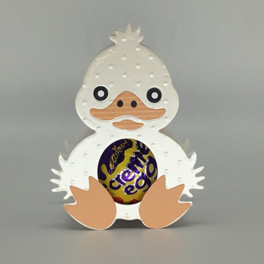 3D Easter card chocolate egg holder 