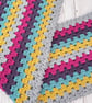 Rainbow Infinity Scarf - Handmade - Crochet - Multicoloured - Gifts for Her - Image 6