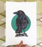 Crow, 4-colour screen print - Image 1