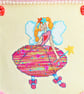 Fairy Princess theme cross stitch wall hanging home decor - Image 5