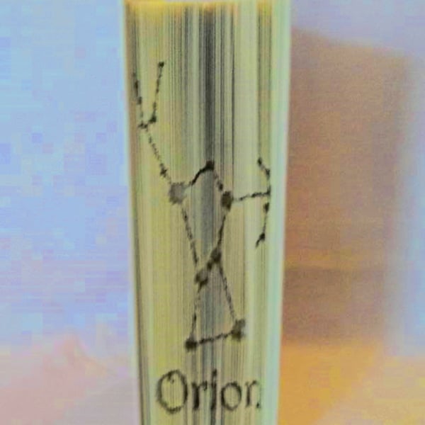 Orion Constellation CUT & FOLD Book Folding Pattern - EMAILED PDF PATTERN