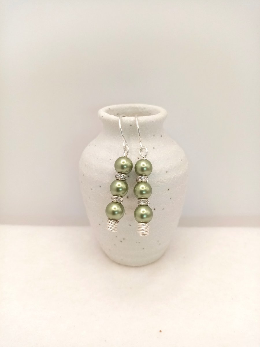 Pearl Earrings, Customise, Gifts for her, Special Occasions, Free Postage