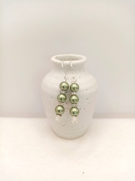 Pearl Earrings, Customise, Gifts for her, Special Occasions, Free Postage