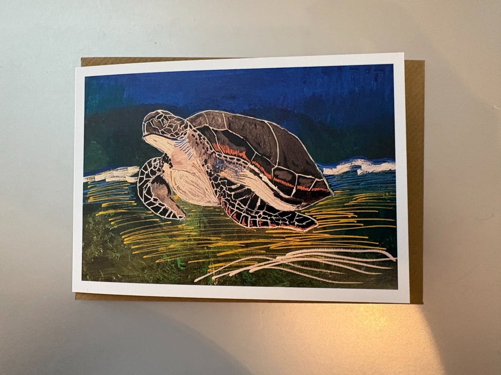 Turtle A5 Greeting Cards 