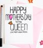 Happy Mother's Day to my Queen Love From Your Prince Mother's Day Card - Image 1
