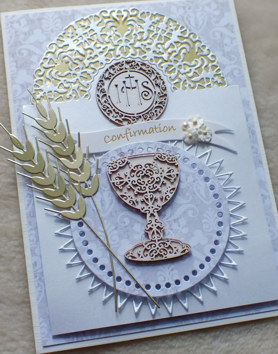 Luxury Handmade Confirmation Card