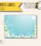 Letter Writing Paper Pretty Daisies, complete with self adhesive address labels - Image 4