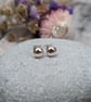 Sterling Silver Pebble Stud Earrings - JBJ3011 - Image 1