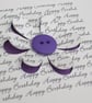 Birthday card - Button Flower - Image 1