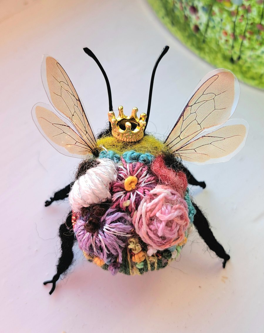 Embroidered Queen Bee 