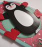 Jumping Penguin Christmas Card  - Image 6