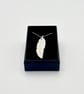 NEW! Porcelain white feather pendant - Image 2