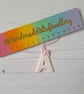 Bunny Rabbit Personalised Initial decoration - Image 4