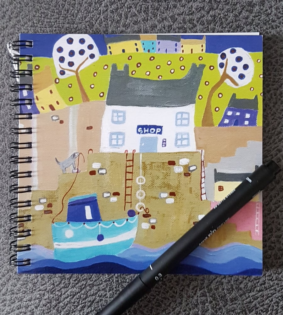 Illustrated cover notebook