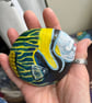 Tropical fish  hand painted and varnished paper weight stone  - Image 5