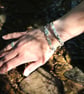 'Centre' Textured Statement bangle - Image 2