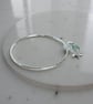 Sterling Silver Sea Glass Charm Bangle - Image 6