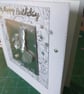 Cute fairy and a  robin birthday card - Image 2