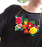 ''Summer Meadow'' Felt floral neckless - Image 5
