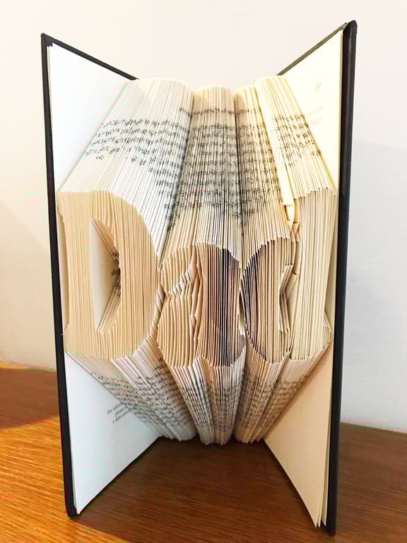 Dad MMF Book Folding Pattern - EMAILED PDF PATTERN