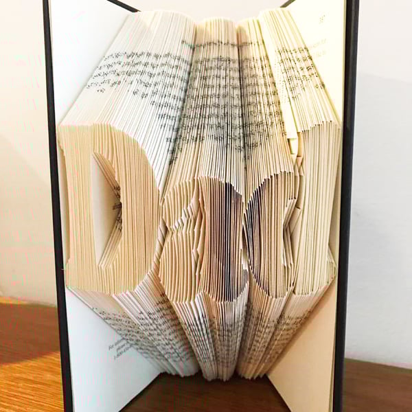 Dad MMF Book Folding Pattern - EMAILED PDF PATTERN