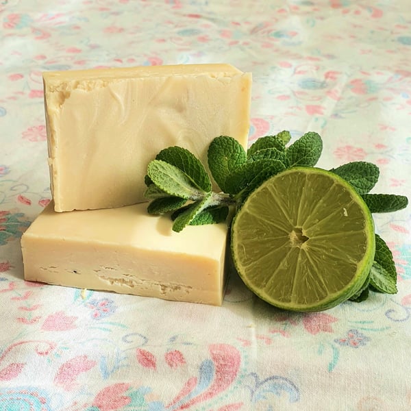 Mint & Lime Handmade Natural Bar Soap