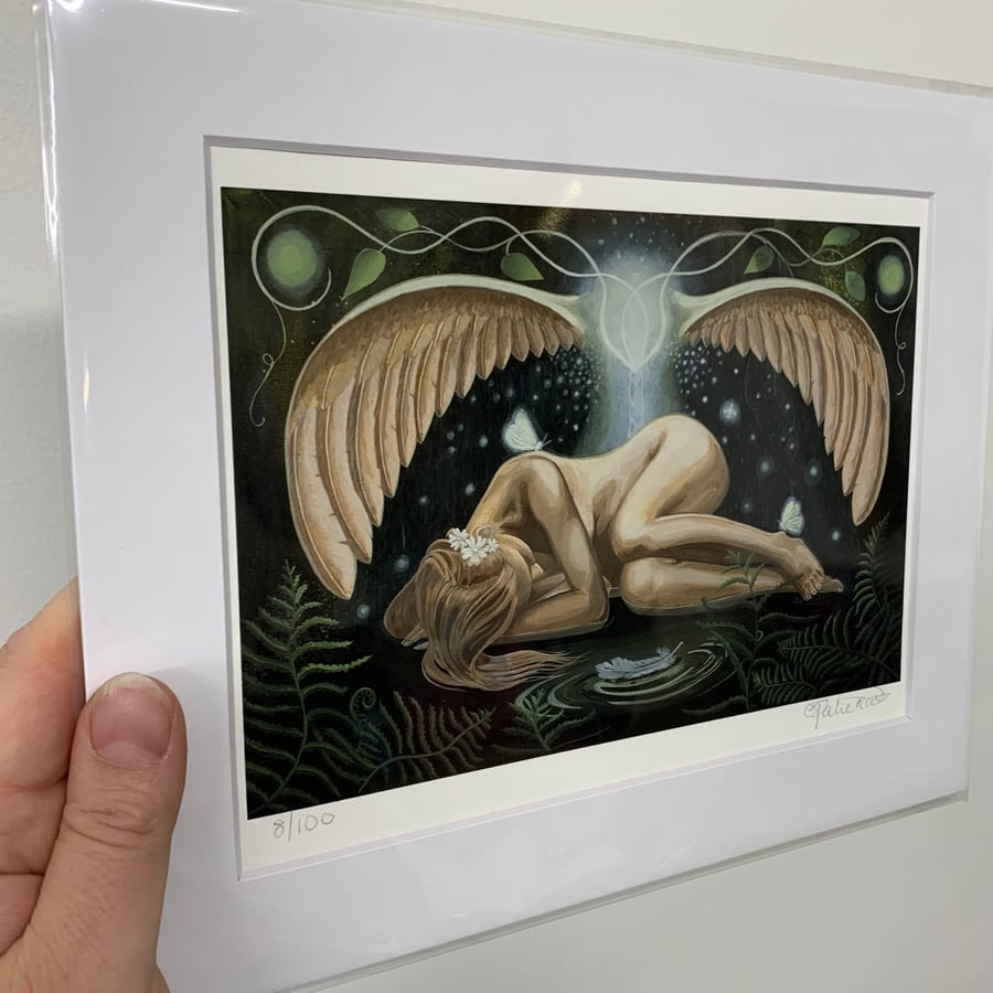 Hope in Stillness 8x6 inch giclee art print