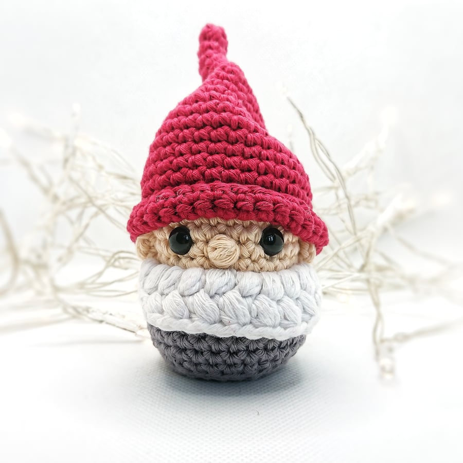 Crochet Elf, Guardian of the Christmas Tree, Christmas Decoration