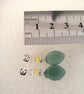 Marquise green Aventurine and yellow drop earrings  - Image 4