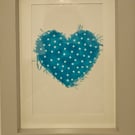 Ragged Heart Framed Picture
