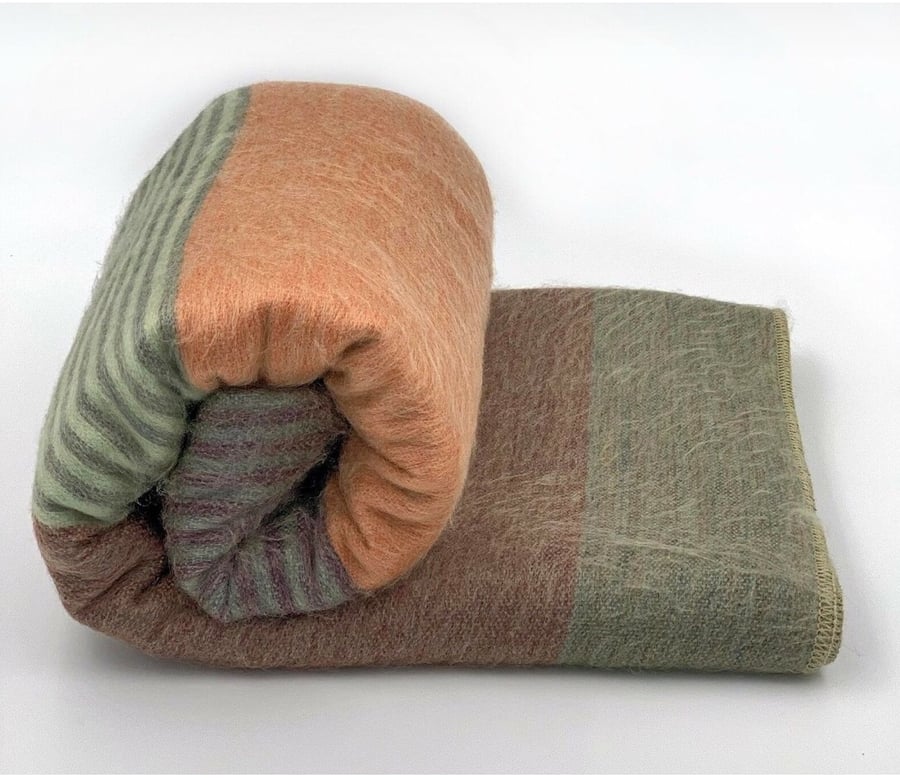 Luxury Alpaca Blanket ,Throw , Bedspread 