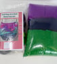 Bag Kit: Aurora Green & Purple Felt Bag on a Ball Materials Kit - Image 6