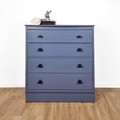 Lebus Hand painted Chest of Drawers in blue grey
