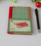 Vintage Christmas Alphabet Notebook. Stocking Fillers. Gifts for Kids. 