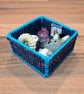 Small tray for small items - blue, orange, purple mix pattern - Image 5