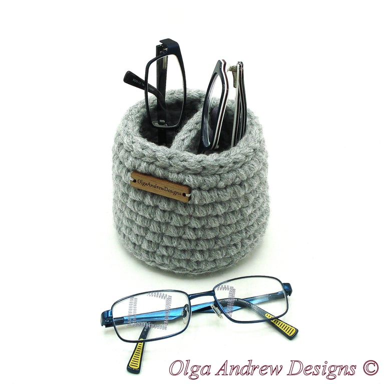 Multiple glasses stand holder, soft divided eyeglass holder, eyeglasses storage