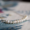 Pearl Necklace Silver & Pearls Row