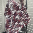 Hand Knitted Baby Blanket (Colour: Berry Fizzer)