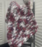 Hand Knitted Baby Blanket (Colour: Berry Fizzer) INC P&P - Image 1