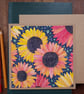 Sunflowers for any occasion - blank card from original artwork