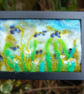 Bluebell and Daisies: Needle felted and hand embroidered picture - Image 3