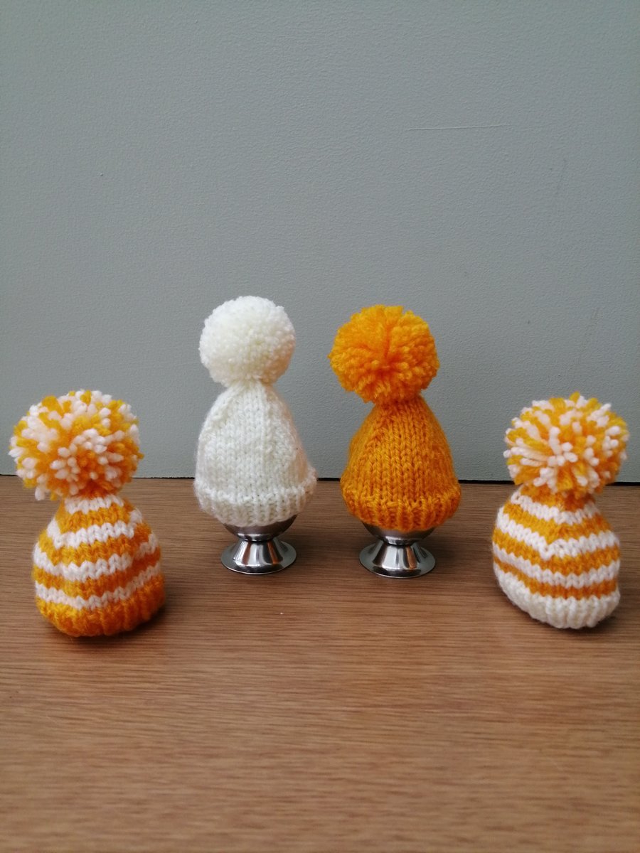 Knitted Egg Cosies (set of 4)