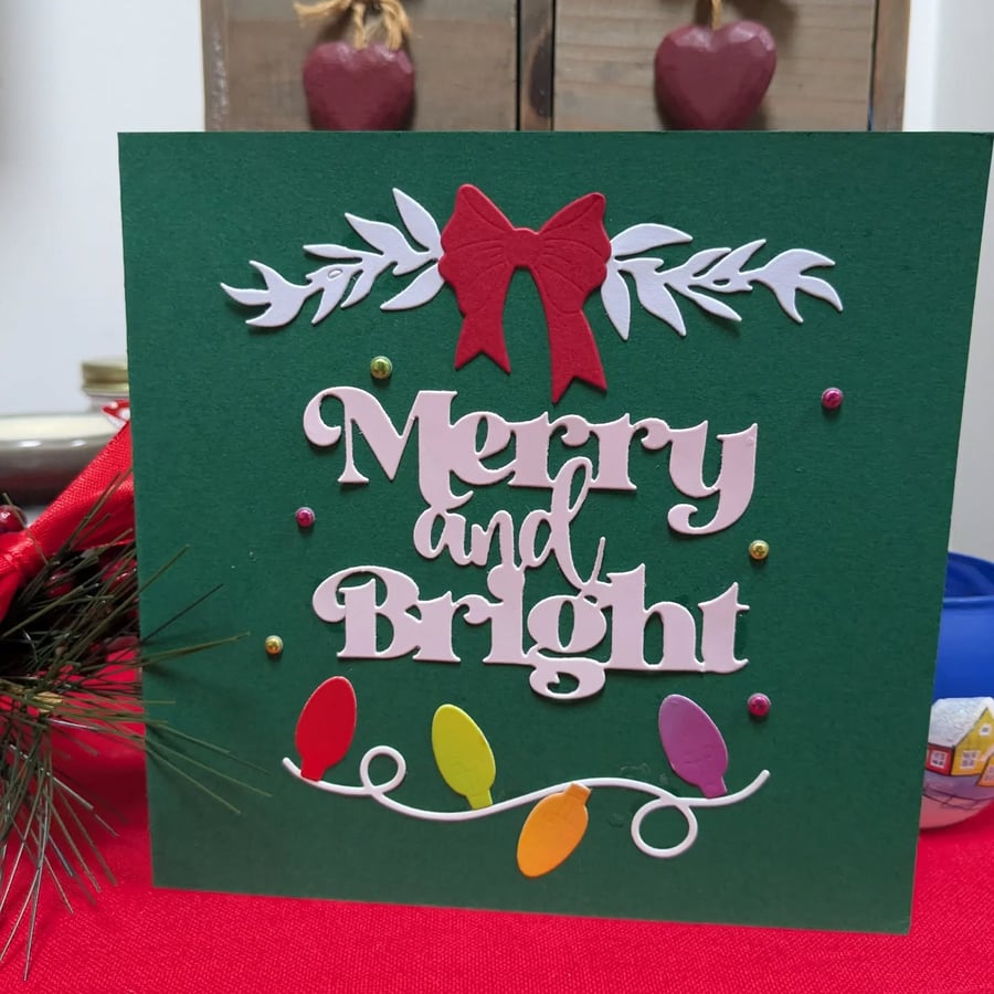 Merry and Bright Christmas Card
