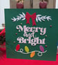 Merry and Bright Christmas Card