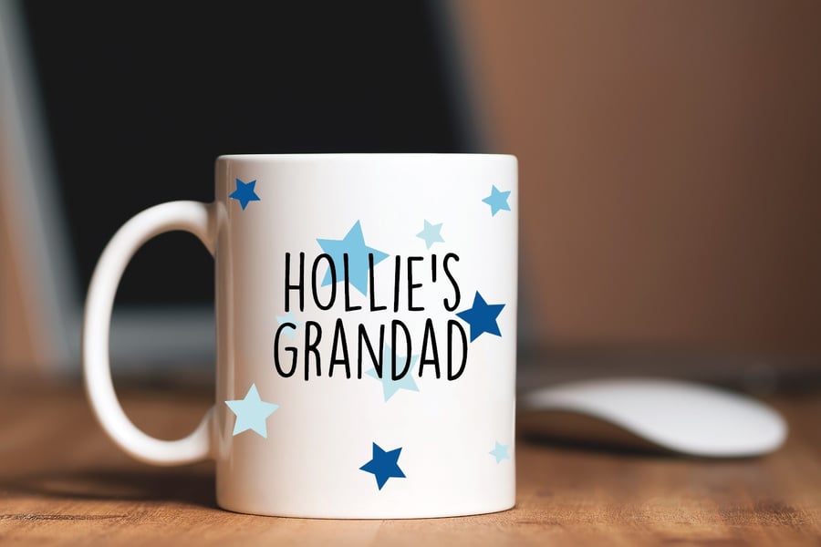 Personalised mug for Grandad, Grandpa, Grampy, Dad, Daddy