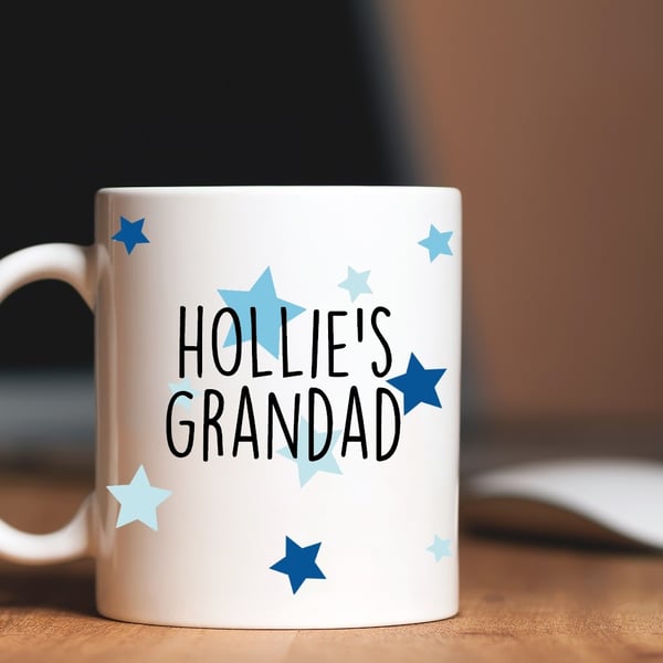 Personalised mug for Grandad, Grandpa, Grampy, Dad, Daddy